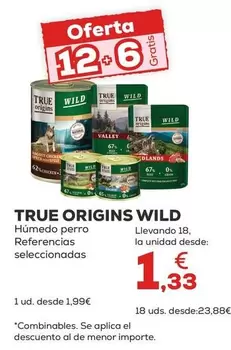 True Origins - Wild Humedo Perro Referencias Seleccionadas