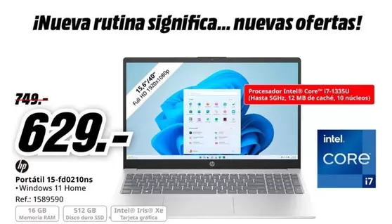 HP - Portátil 15-fd0210ns