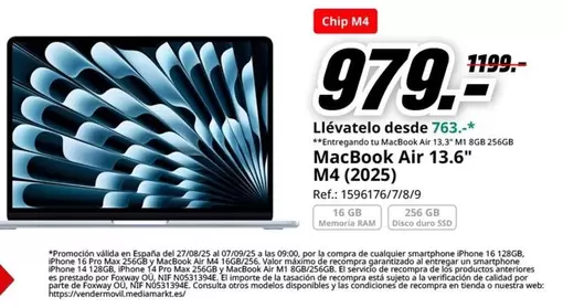 Ram - Macbook Air 13.6" M4 (2onsl)