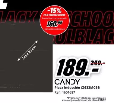 Candy - Placa Induccion C1633mcbb