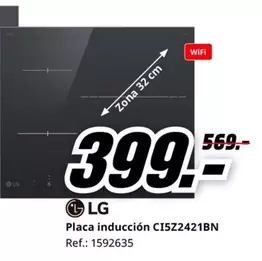 LG - Placa Inducción Ci5z2421bn