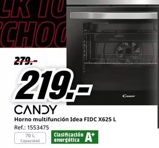 Candy - Horno Multifuncion Idea FIDC X625 L