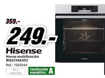 Hisense - Horno Multifunción BI62216AXEZ
