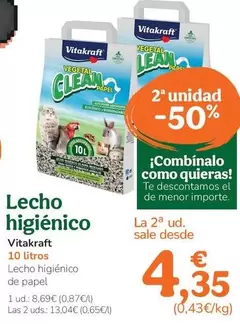Vitakraft - Lecho Higienico