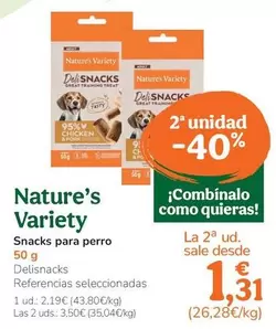 Nature's Variety - Snacks Para Perro