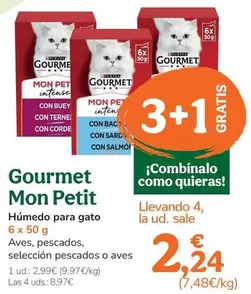 Purina - Gourmet Mon Petit Humedo Para Gato