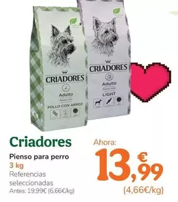 Criadores - Pienso Para Perro