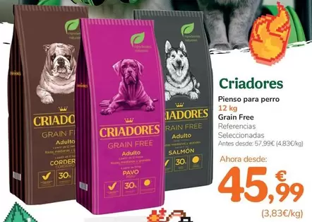 Criadores - Pienso Para Perro 