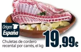 Chuletas De Cordero Recental Por Carrés