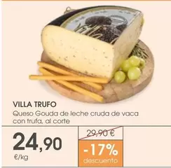 Queso Gouda De Leche Cruda De Vaca Con Trufa