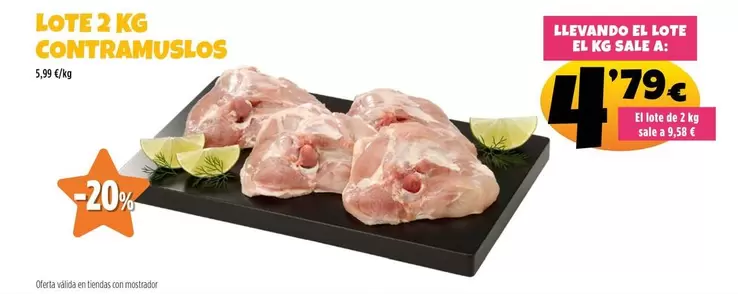 Lote 2 Kg Contramuslos
