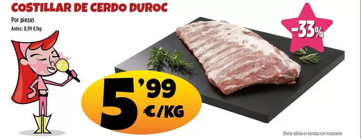 duroc - Costillar De Cerdo Duroc
