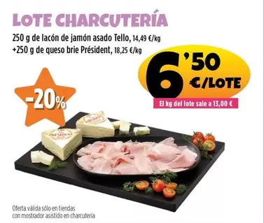Tello - Lote Charcuteria