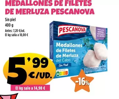 Pescanova - Medallones De Filetes De Merluza