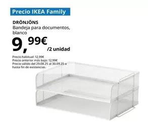 Drönjöns - Bandeja Para Documentos, Blanco