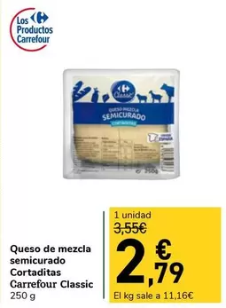 carrefour - Queso De Mezcla Semicurado Cortaditas Classic