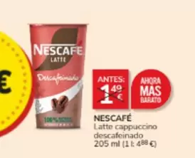 Nescafé - Latte Cappuccino Descafeinado