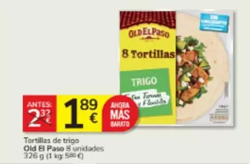 Old El Paso - Tortillas De Trigo