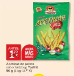Tosfrit - Apetinas De Patata Sabor Kétchup 