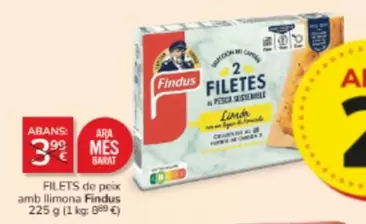 Findus - Filets De Peix Amb Llimona
