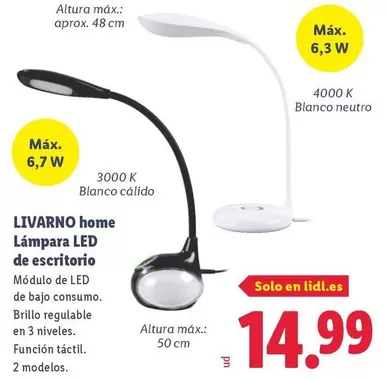 Livarno Home - Lámpara Led De Escritorio