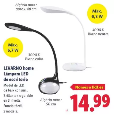 Livarno Home - Lámpara Led De Escritorio