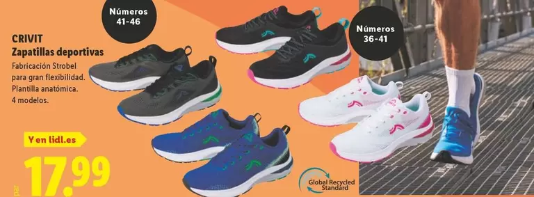 Crivit - Zapatillas Deportivas