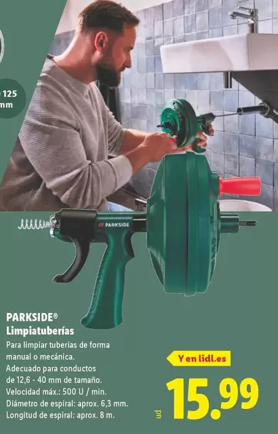 Parkside - Limpiatuberias