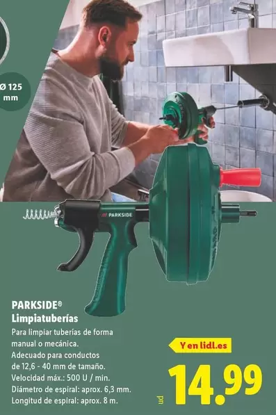 Parkside - Limpiatuberias