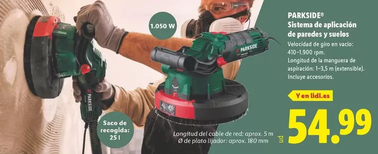 Parkside - Sistema De Aplicacion De Paredes Y Suelos