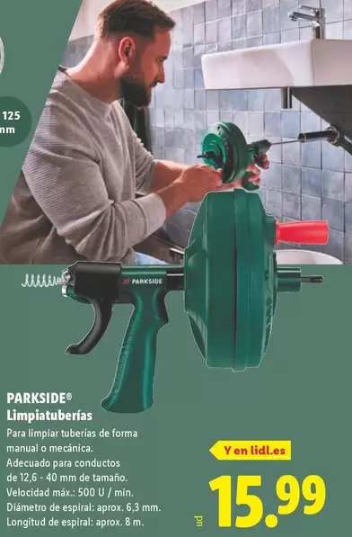 Parkside - Limpiatuberis