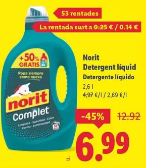 Norit - Detergente Líquido