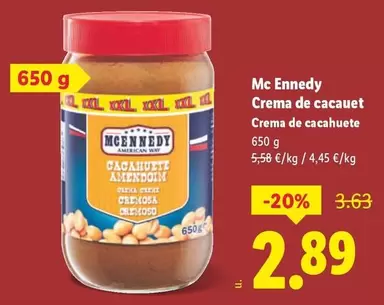 Mcennedy - Crema De Cacahuete