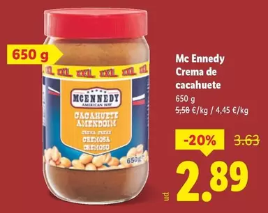 Mcennedy - Crema De Cacahuete
