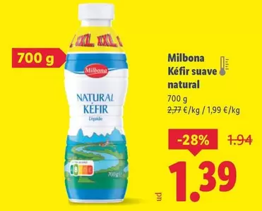 Milbona - Kefir Suave Natural