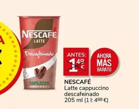 Nescafé - Latte Cappuccino Descafeinado