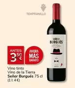  Señor Burgués  - Vino Tinto Vino De La Tierra