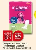Indasec - Compresas Incontinencia Mini