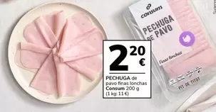 Consum - Pechuga De Pavo Finas Lonchas