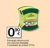 Consum - Estropajo Desincrust Con Esponja