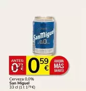 San Miguel - Cerveza 0,0%