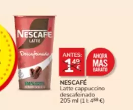 Nescafé - Latte Cappuccino Descafeinado