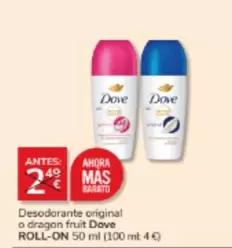 Dove - Desodorante Original O Dragon Fruit