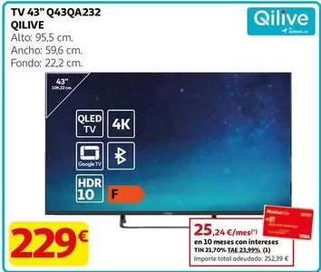 qilive - Tv 43 Q43qa232