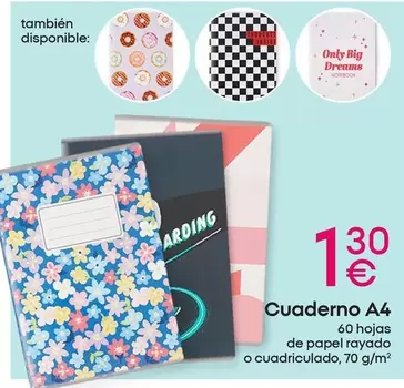 only - Cuaderno A4