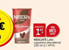 Nescafé - Latte Capuxino Descafeïnat