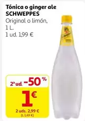 Schweppes - Tónica O Ginger Ale
