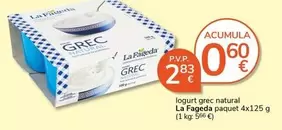 La Fageda - Logurt Grec Natural