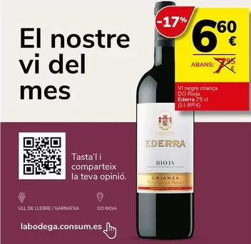 El Nostre -  Vi Del Mes