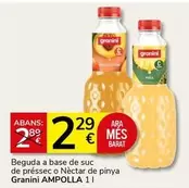 Granini - Beguda A Base De Suc De Préssec O Néctar De Pinya